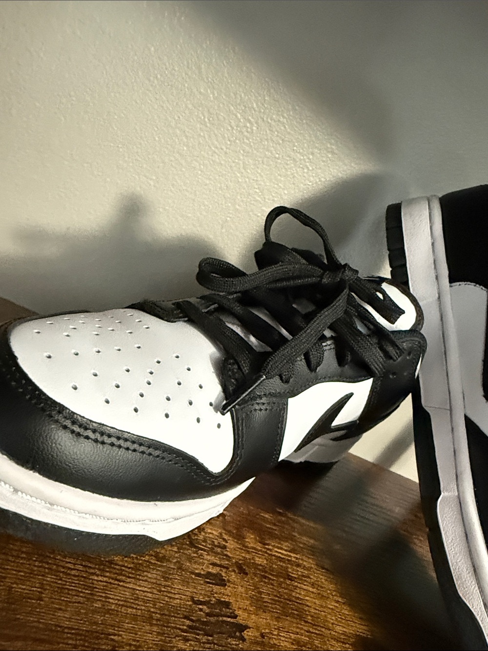 Nike Black and White Low-Top Skate Sneakers - Picture 10 of 14